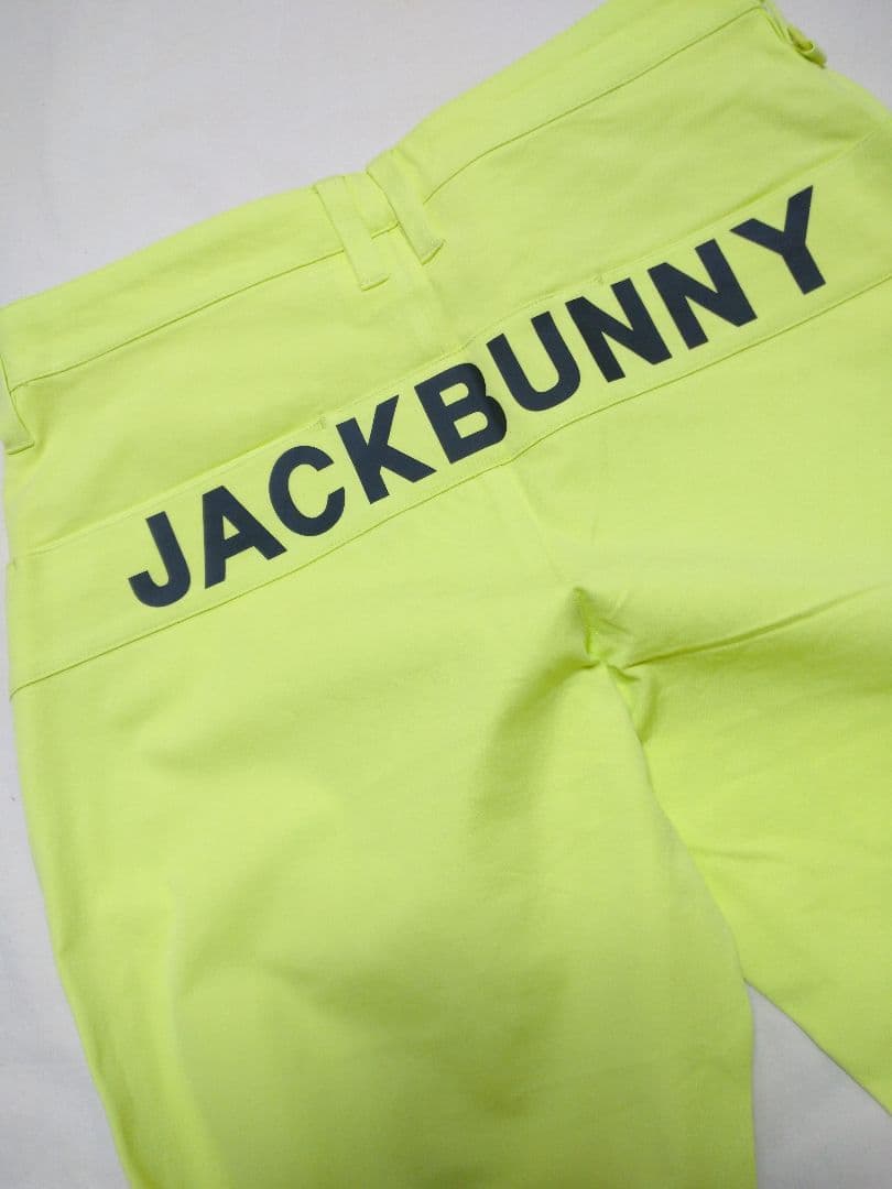 イエロー 5サイズL ジャックバニー パンツ ズボン ゴルフウェア メンズ
