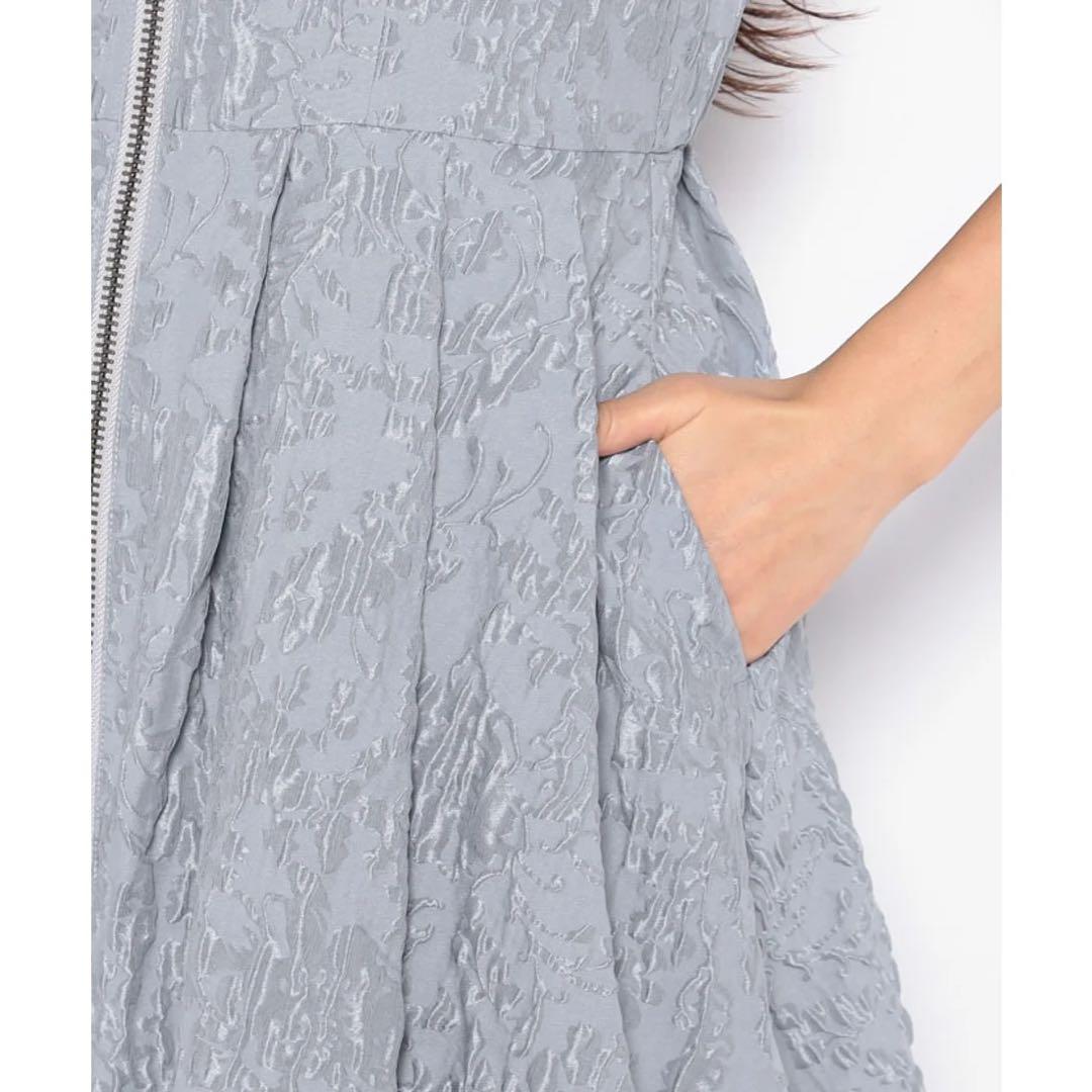 COEL ふくれジャガードジップワンピース　38