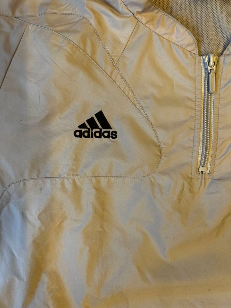 adidasアディダスx読売ジャイアンツ　コラボ半袖ナイロンプルオーバー