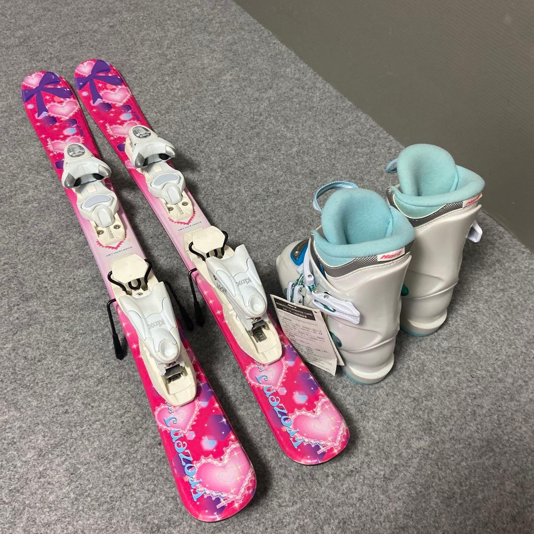 ★美品★メンテナンス済　子供スキーセット 身長86~100cm前後のお子様向け