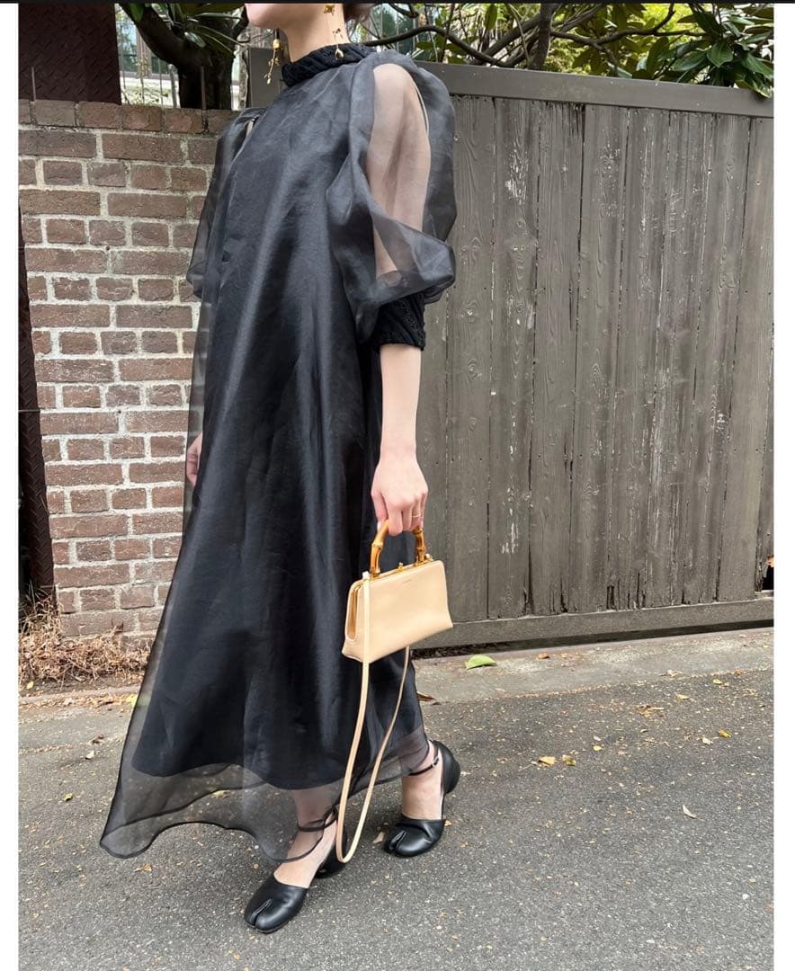 Acka. sheer over one-piece（black） サイズ1