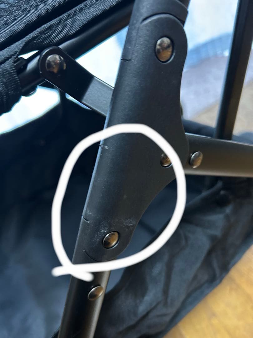 【未使用】軽量　ワンタッチ折りたたみ式ショッピングカート ブラック　買い物