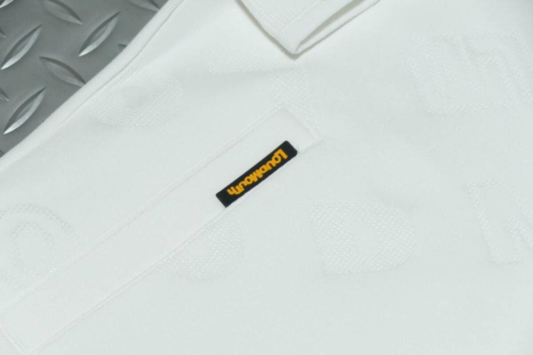 春ゴルフ★ラウドマウス★ライトダンボールニットエンボス柄ブルゾン★L/WT