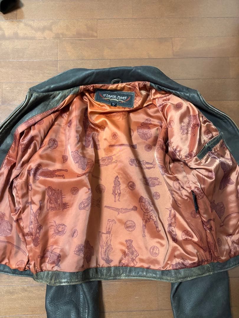 「レア」vintage PIRATE SURF リアルレザージャケット　本革