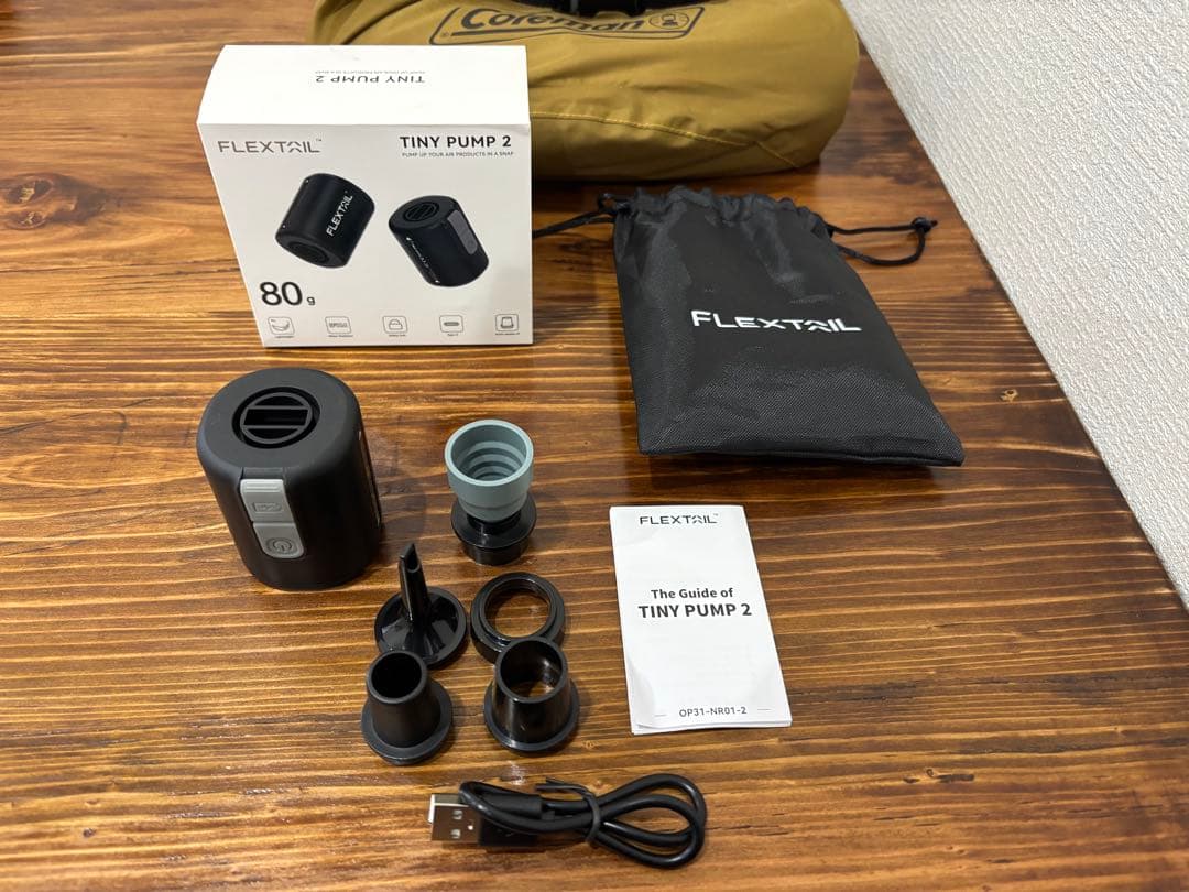 コールマン　インフレーターマット 携帯式エアーポンプ　セット