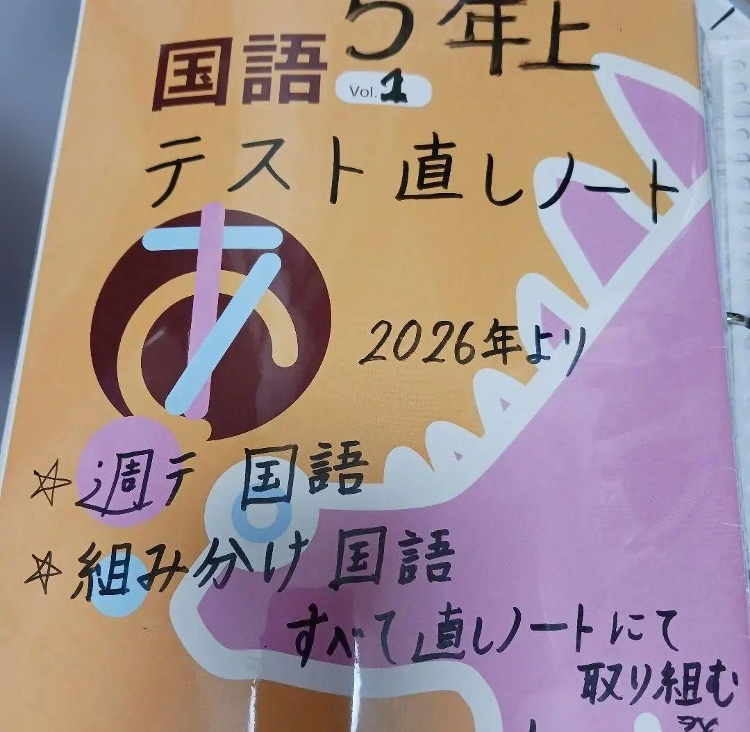 四谷大塚。5年生。第1回。S組の組分けテスト前日。対策ファイル。