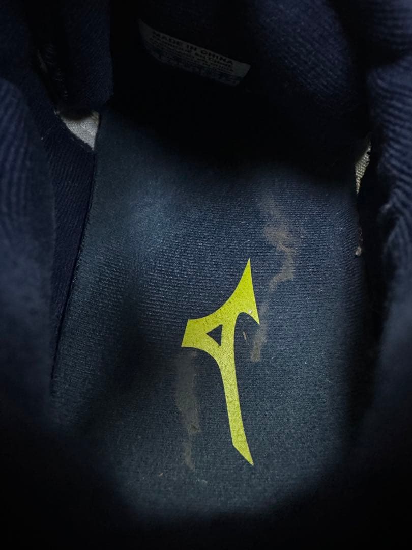 Mizuno WAVERIDER ランニングシューズ 青/黄/銀　26.0cm