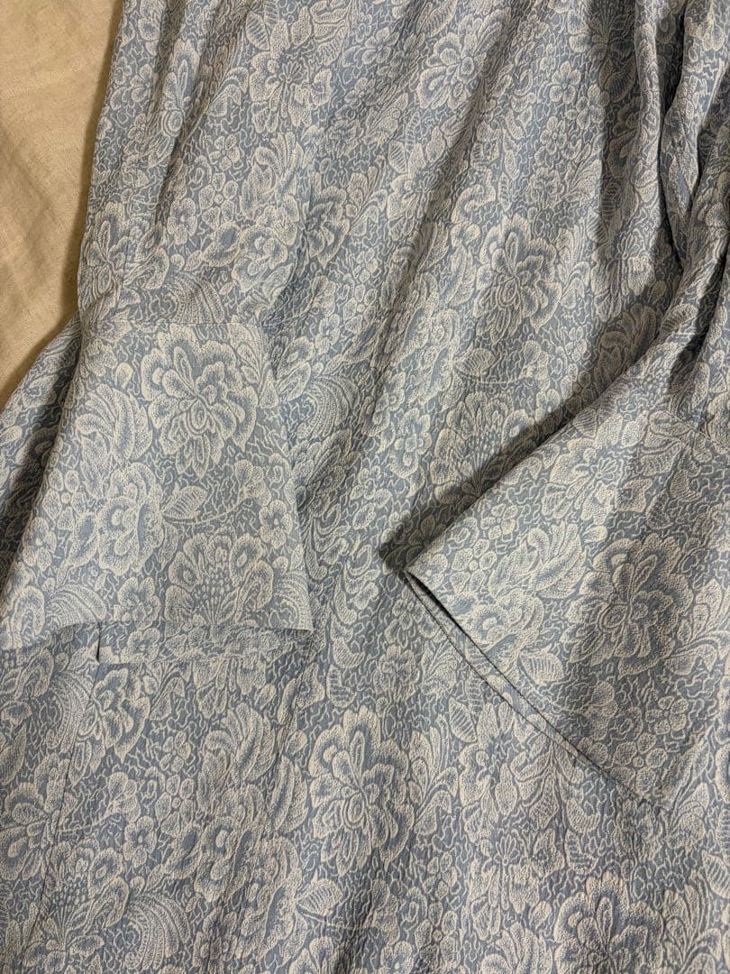 専用Floral Pattern Rayon Jacquard Dress