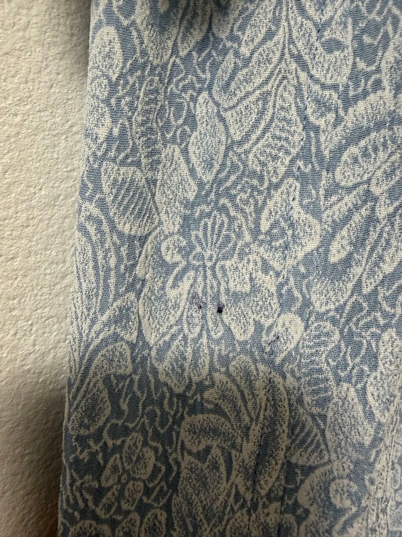 専用Floral Pattern Rayon Jacquard Dress