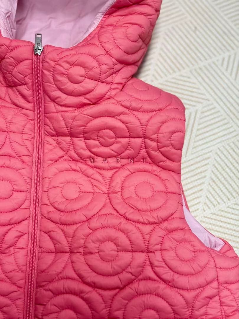 MARNIマルニ ピンク キルティングベスト ダウンベスト ゴルフ