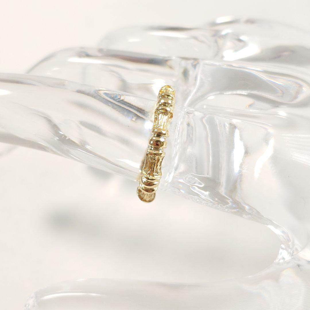 【希少】TIFFANY ティファニー K18 バンブーリング 9号 7092