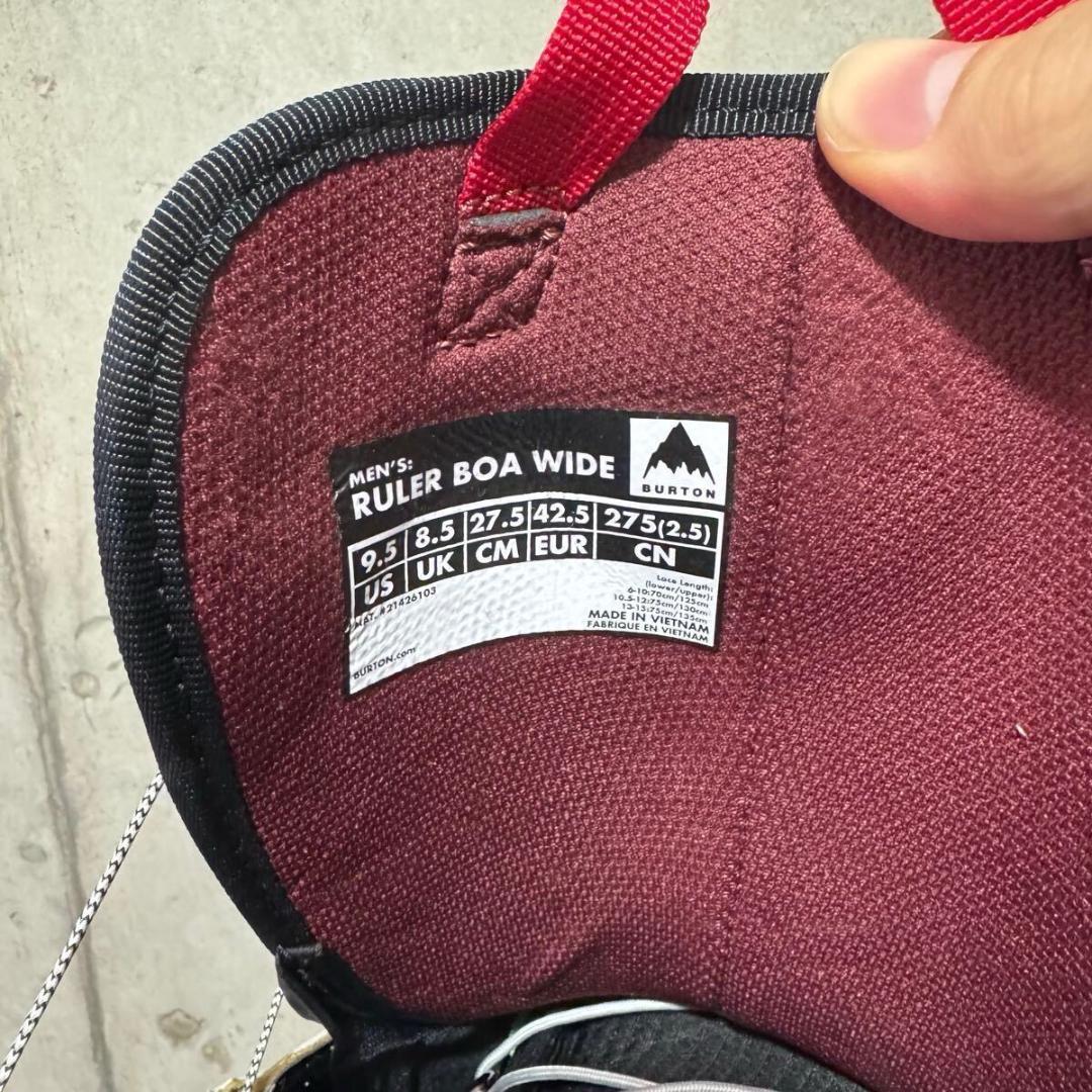 22-23 BURTON RULER BOA WIDE27.5cm【US9.5】