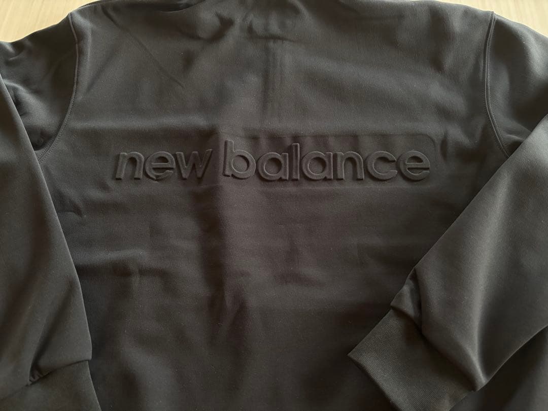 新品new balance ストレッチ スウェット ハーフジップ プルオーバーM