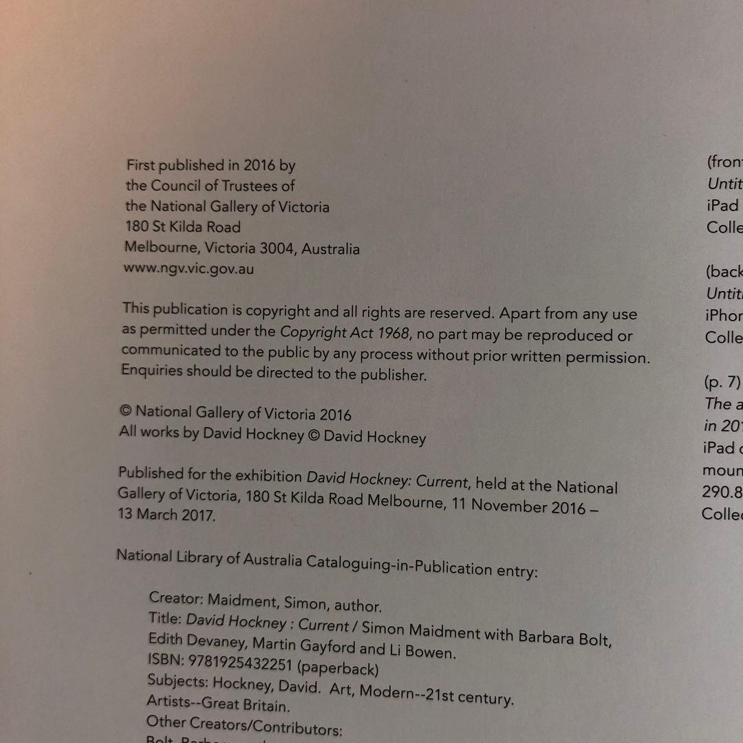 【超希少】David Hockney CURRENT デイヴィッド・ホックニー