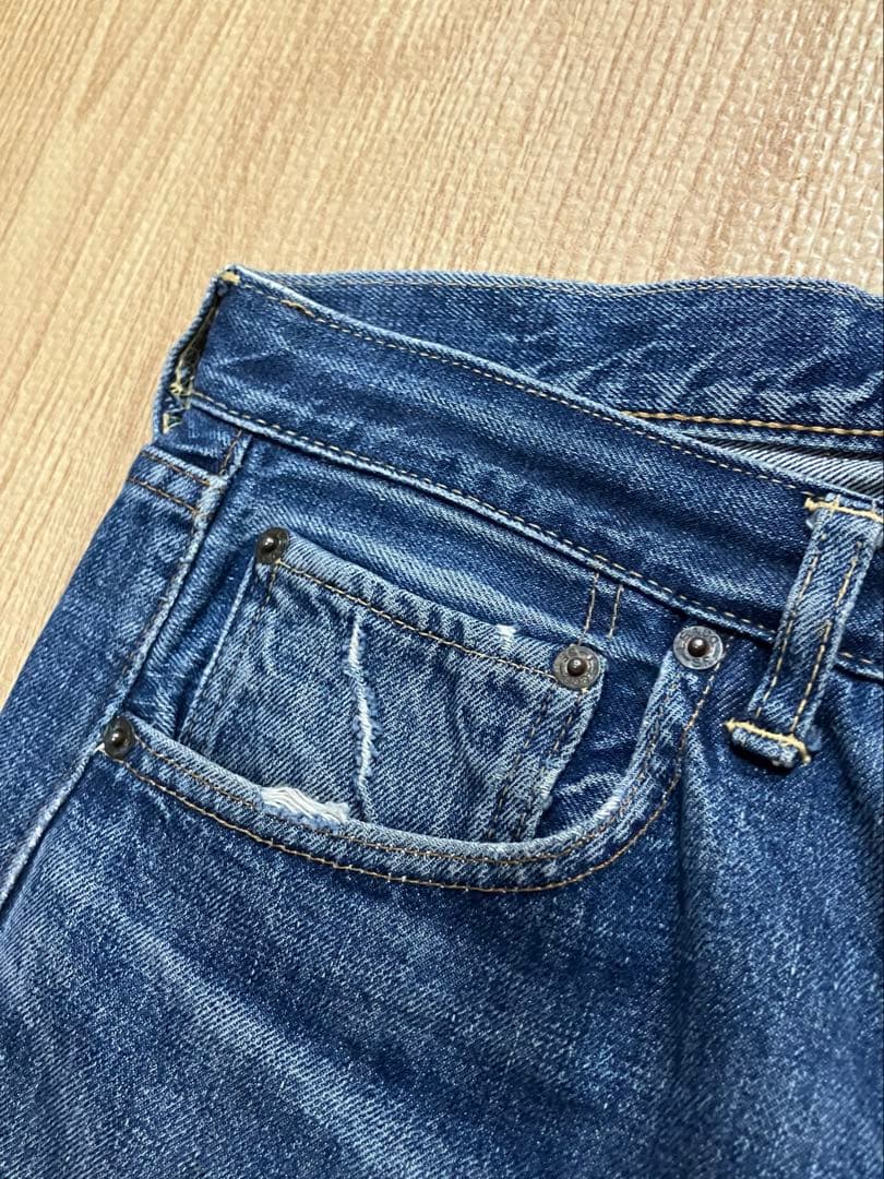 リーバイス 501XX 移行 前期 初期BIG E Vステ ズレカン デニム
