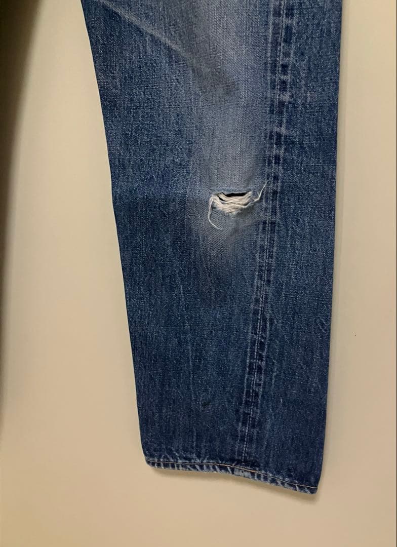 リーバイス 501XX 移行 前期 初期BIG E Vステ ズレカン デニム