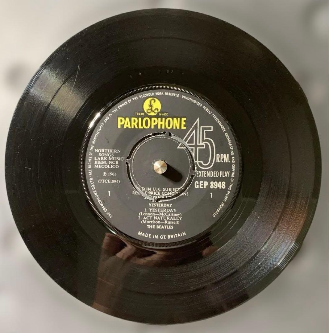 The Beatles / Yesterday UK盤7\"オリジナルEP