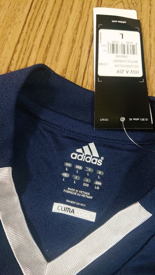 新品adidasハンブルガーSVユニフォーム紺