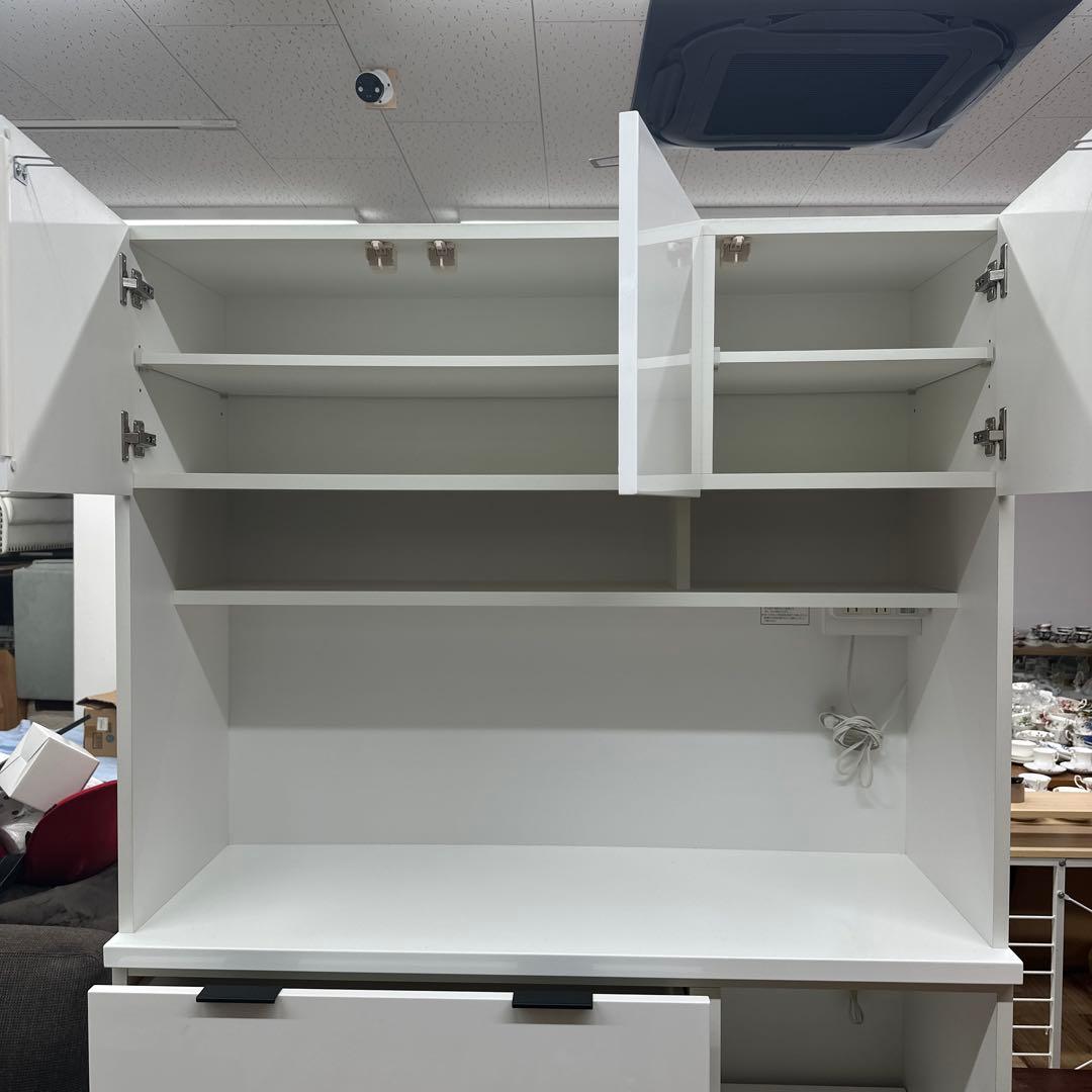 美品　希少ホワイト　ニトリ　キッチンボード　エトナ120KB