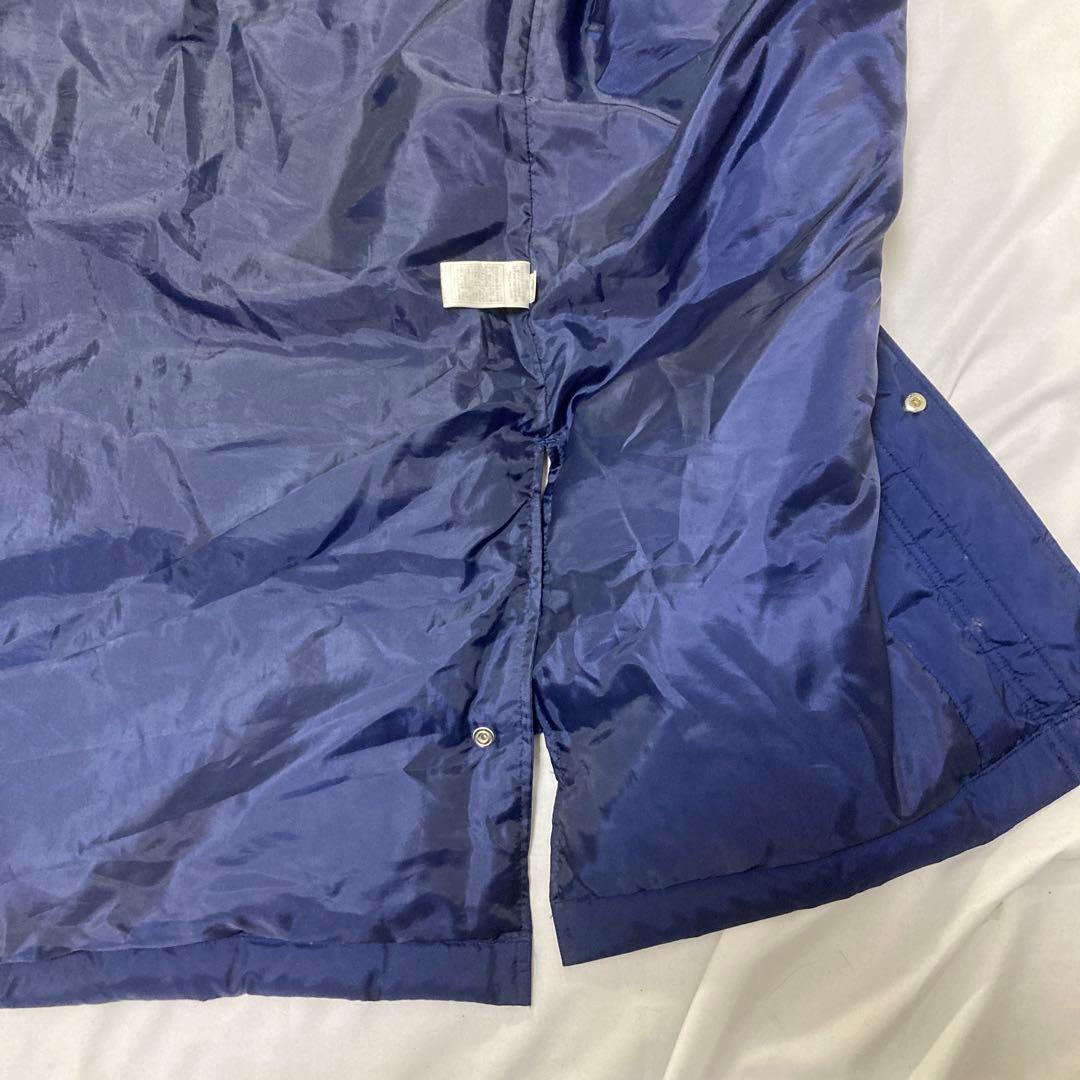 【極暖】PUMA プーマ ダウンコート ベンチコート XL相当 刺繍ロゴ 紺