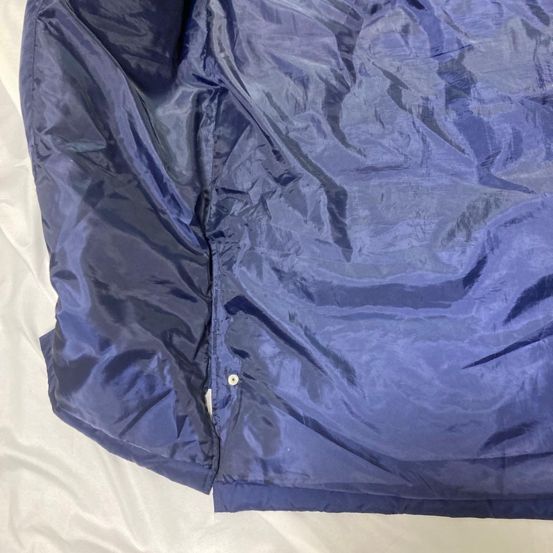 【極暖】PUMA プーマ ダウンコート ベンチコート XL相当 刺繍ロゴ 紺