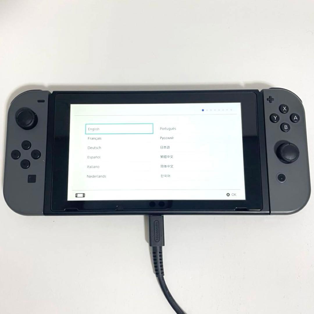 Nintendo Switch 本体 グレー 付属品・プロコンセット 動作確認品