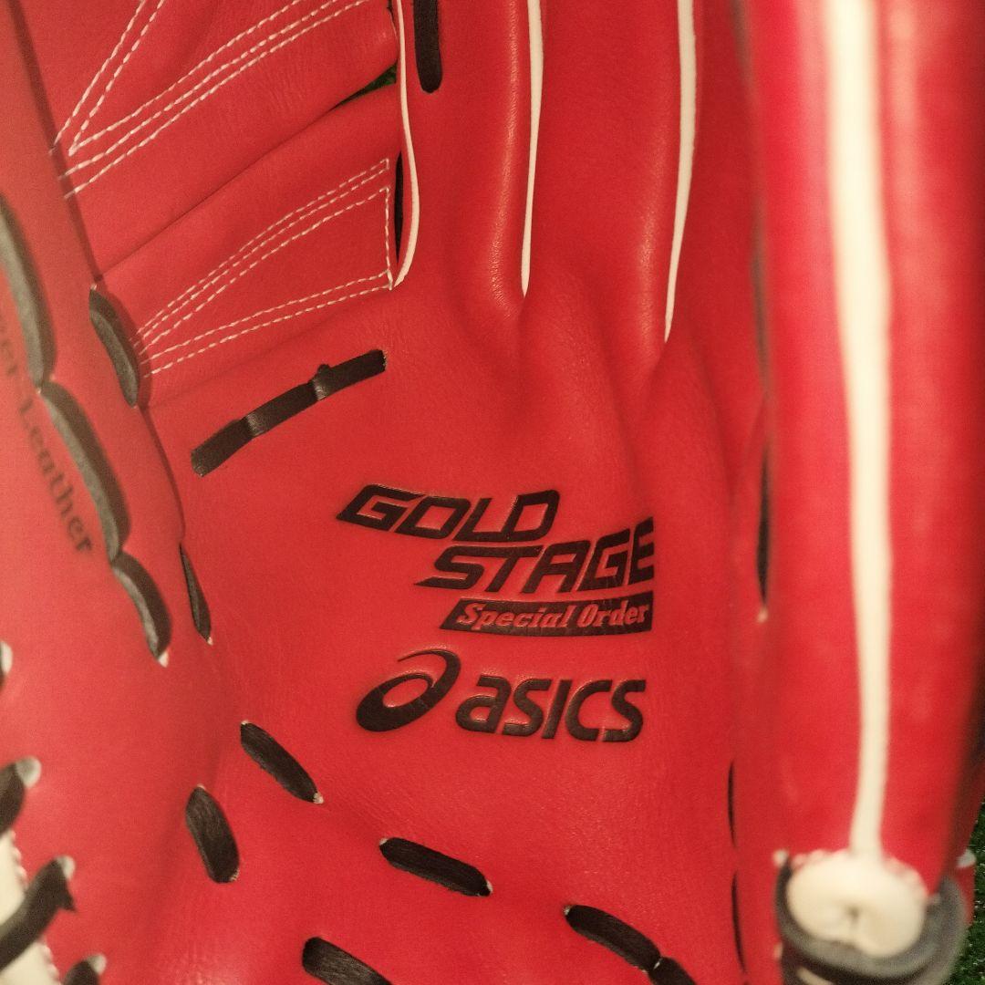 【超美品】asics 大谷翔平モデル 軟式グローブ ゴールドステージ