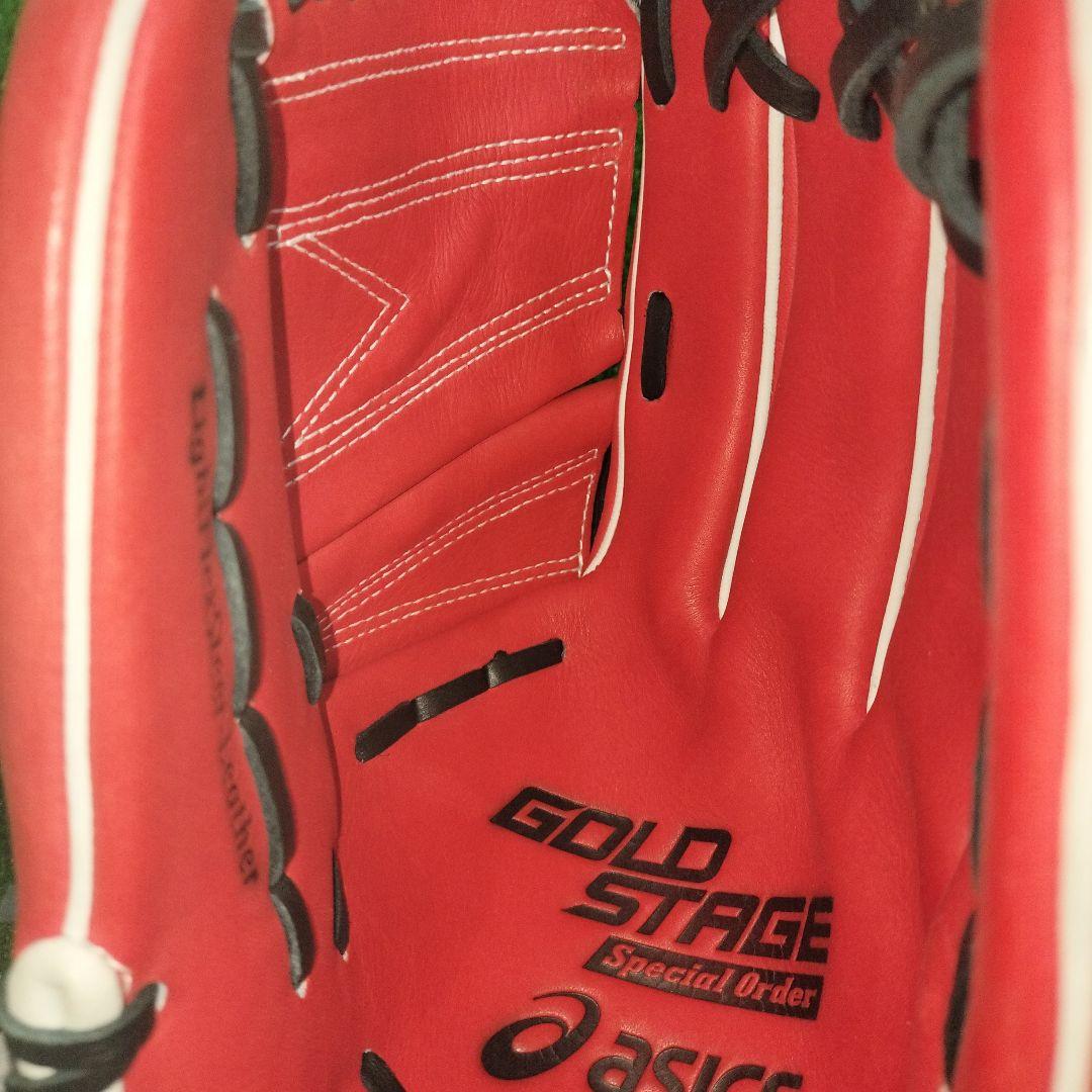 【超美品】asics 大谷翔平モデル 軟式グローブ ゴールドステージ
