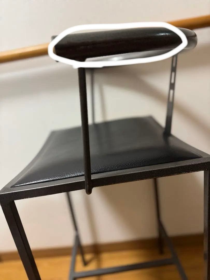 半円バックレスト カウンターチェア ヴィンテージ　モダン