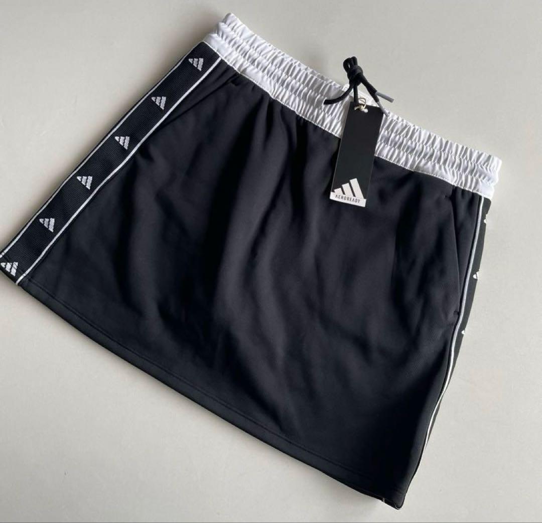 新品タグ付⛳️アディダスゴルフ　ハーフジップシャツ＆スカートセットXL