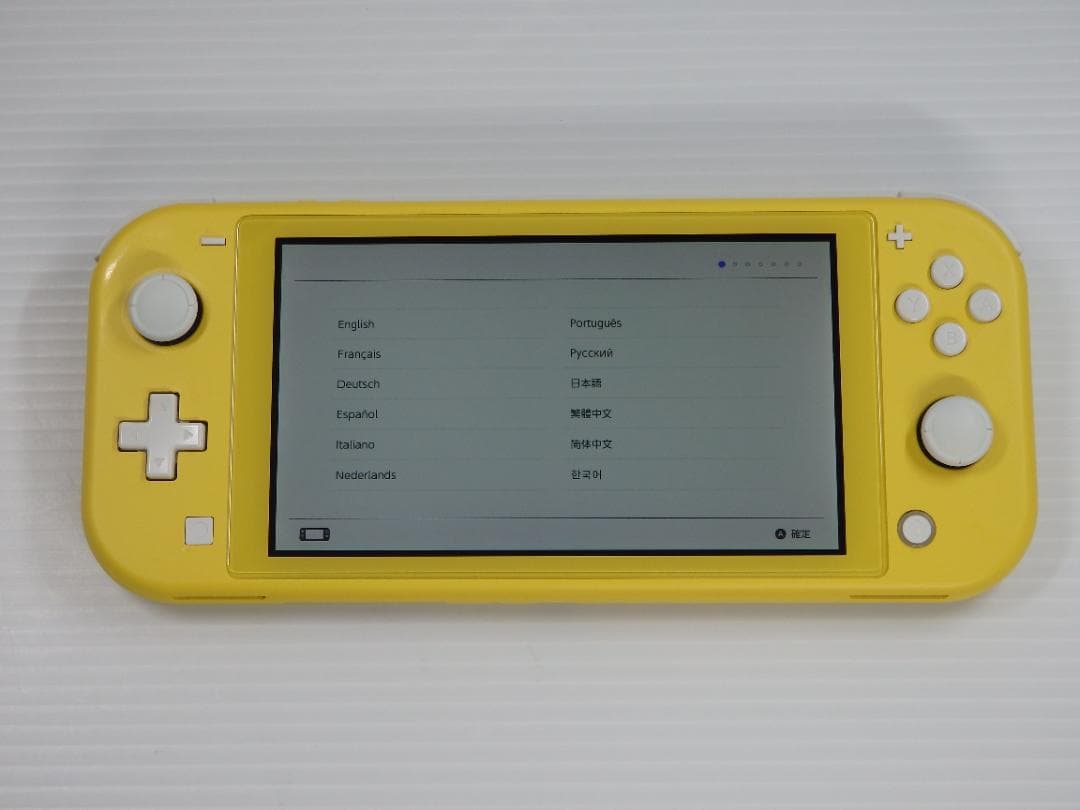 Nintendo Switch Lite 本体 イエロー 動作確認済み
