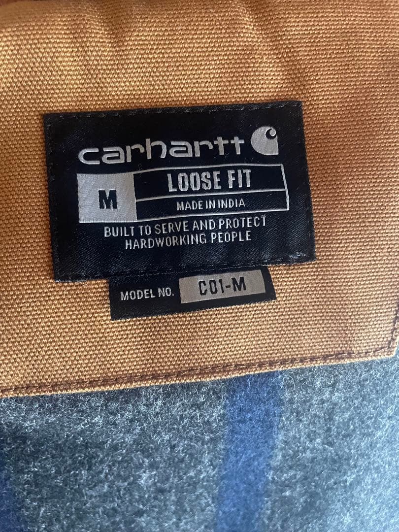 Carhartt ブラウンジャケット コーデュロイ襟