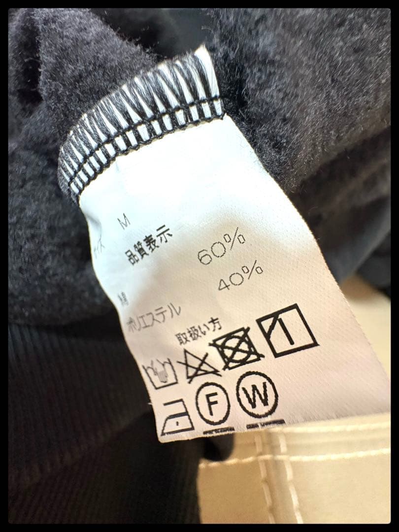 【MIRROR9 ミラーナイン】アイコン♡デカロゴパーカー♡M