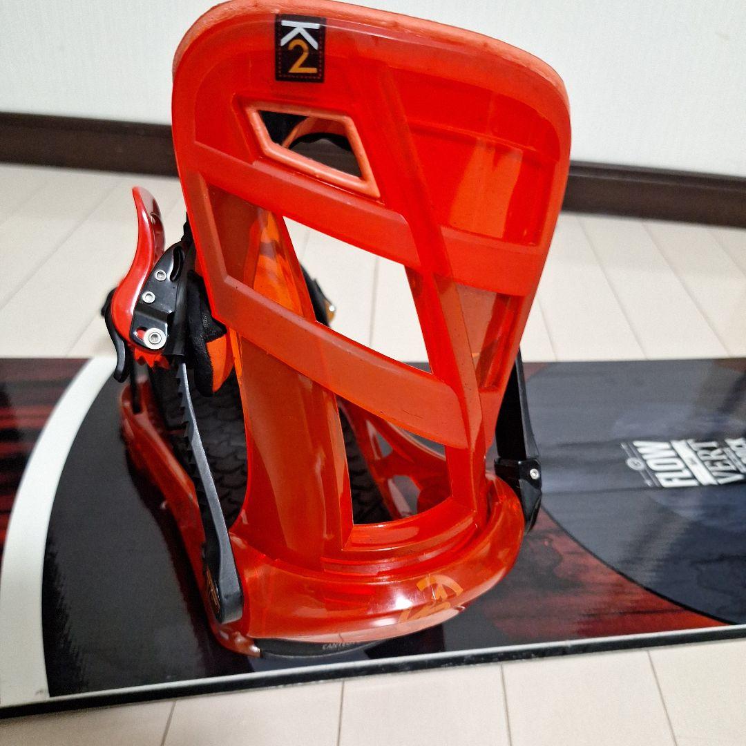 スノーボードセット　フローVERT154　K2HURRITHSANEビンディング