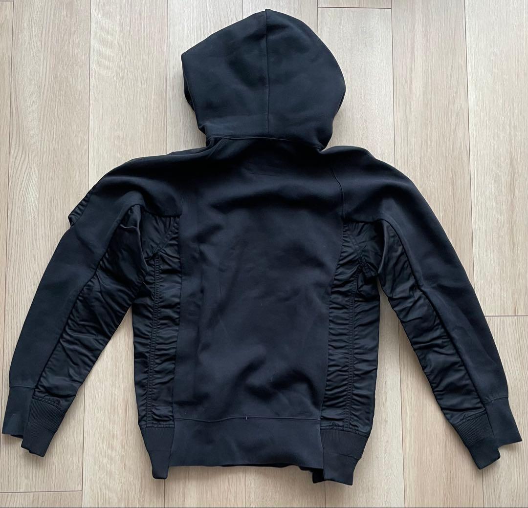 sacai x NIKE 20AW NRG HOODY ドッキングパーカー