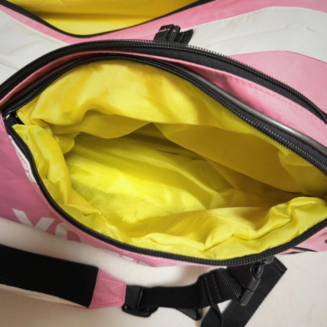 【YONEX】美品 バドミントンバッグ ラケットバッグ テニス ピンク