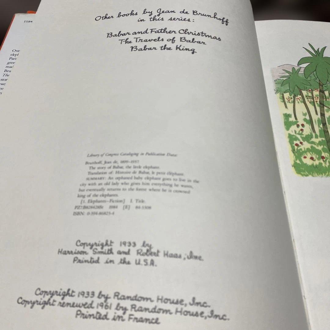 超レア！The Story of Babar & Babar's Travels