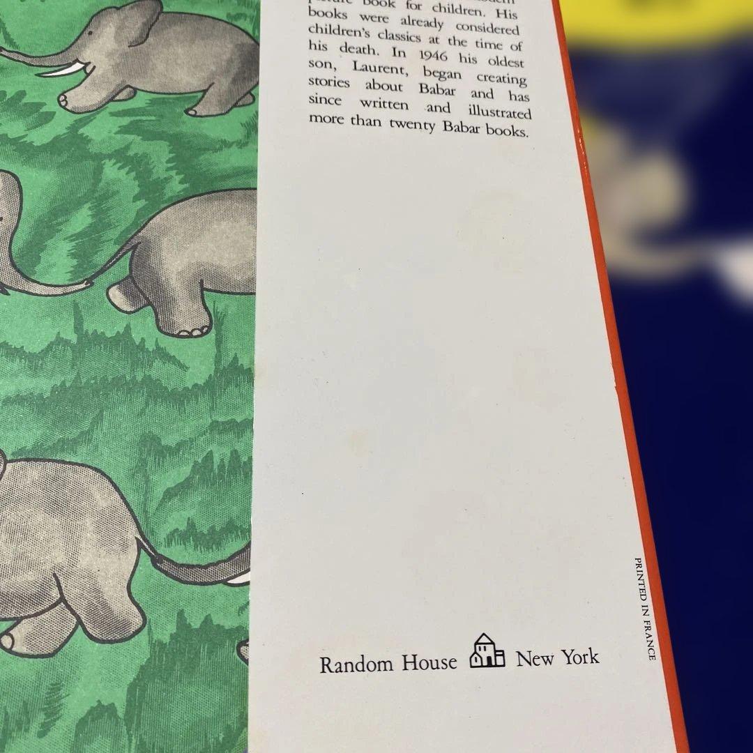 超レア！The Story of Babar & Babar's Travels