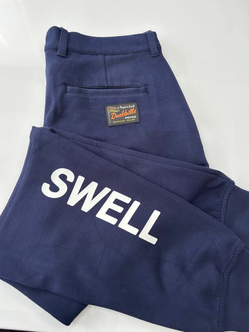 Rough & Swell スウェット型パンツ ネイビー S