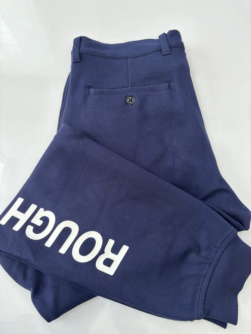 Rough & Swell スウェット型パンツ ネイビー S