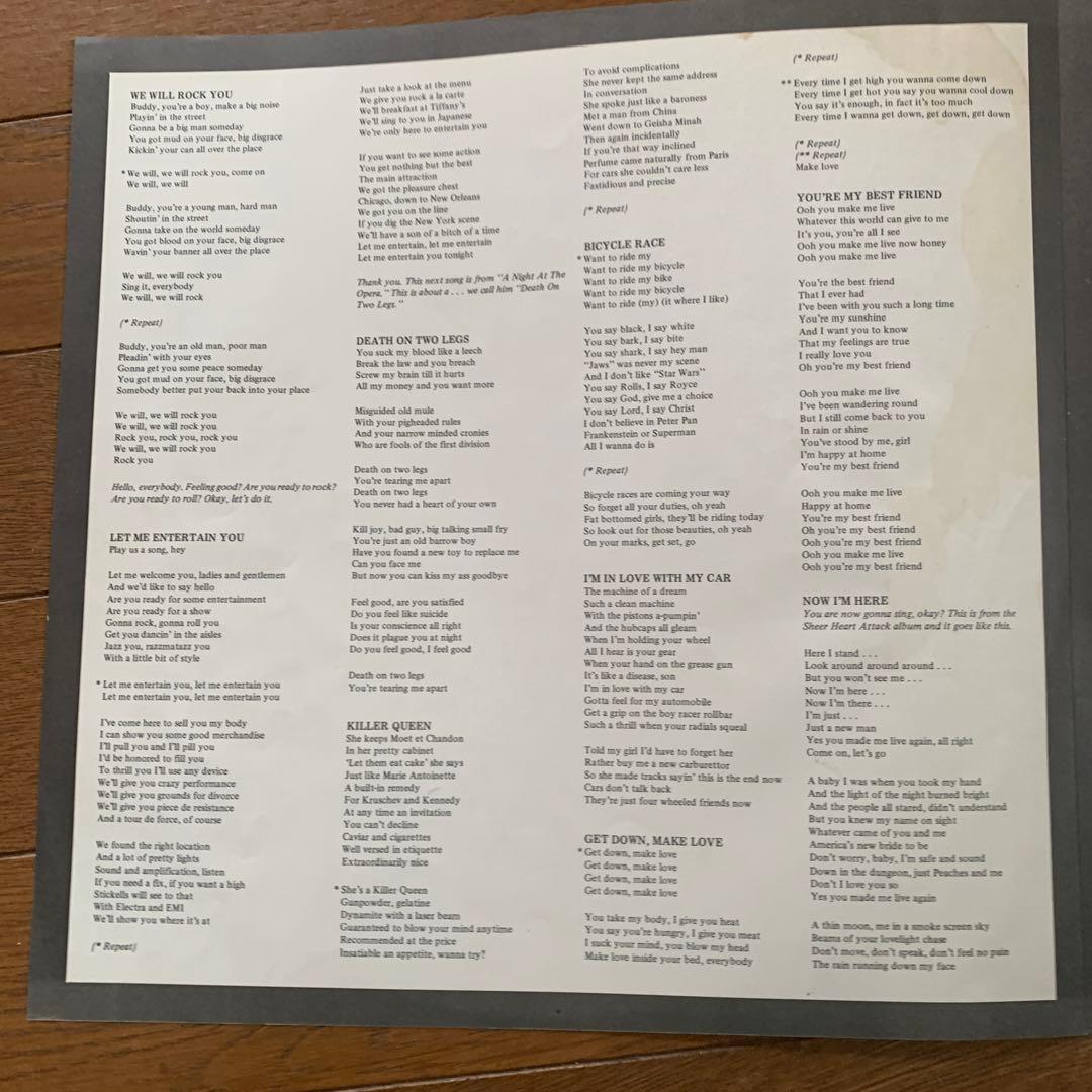 QUEEN LIVE KILLERS クイーン ライブキラーズ 2枚組レコード