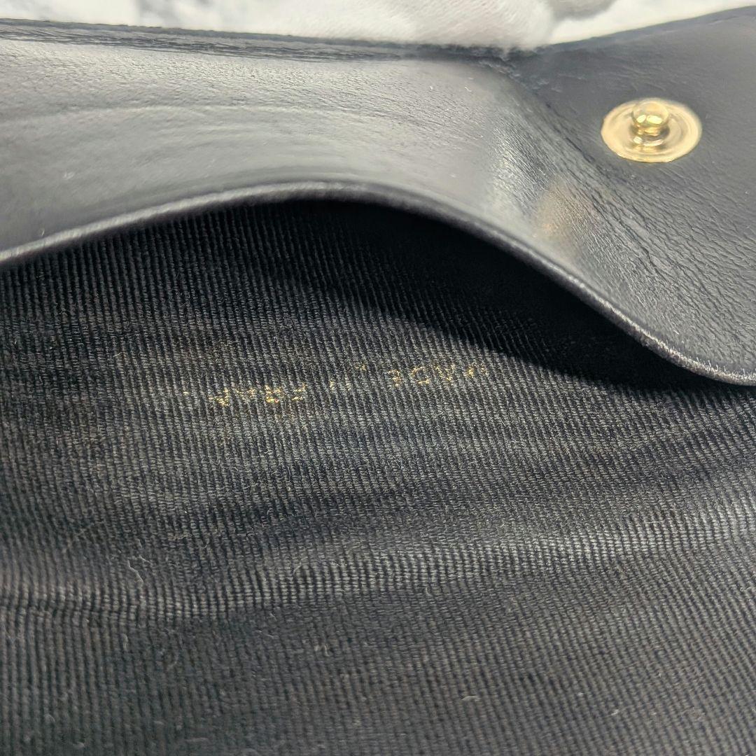 シャネル CHANEL ブラック キャビアスキン 6連キーケース ココマーク