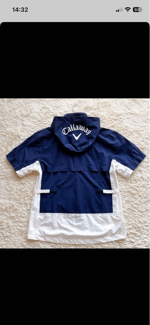 キャロウェイ レインウェア セットアップ 上下 ビッグロゴ 2way M