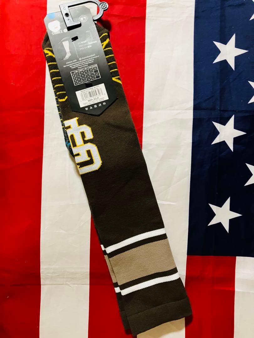 STANCE 野球用ソックス Lサイズ パドレス