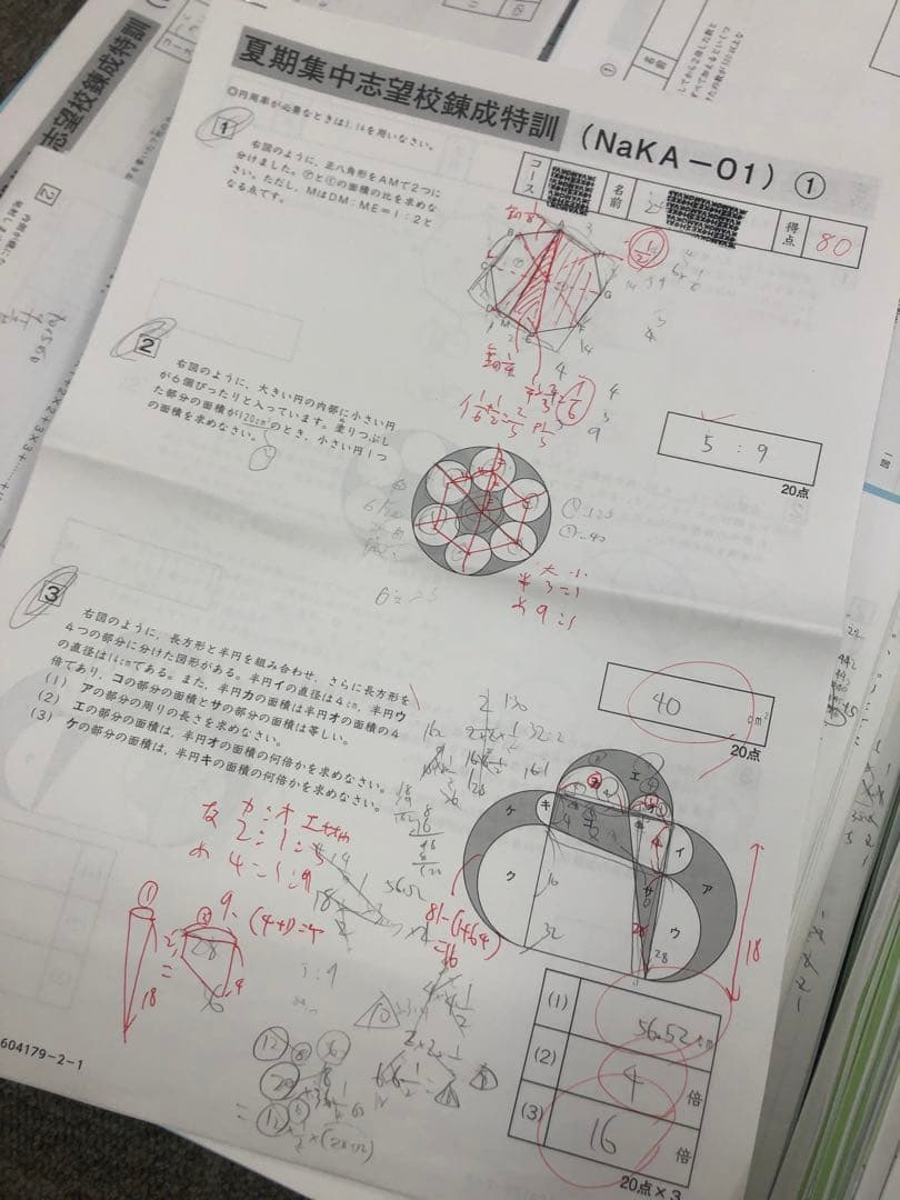 開成対策　サピックス　6年 2025年受験　日特/冬期/正月他　中古