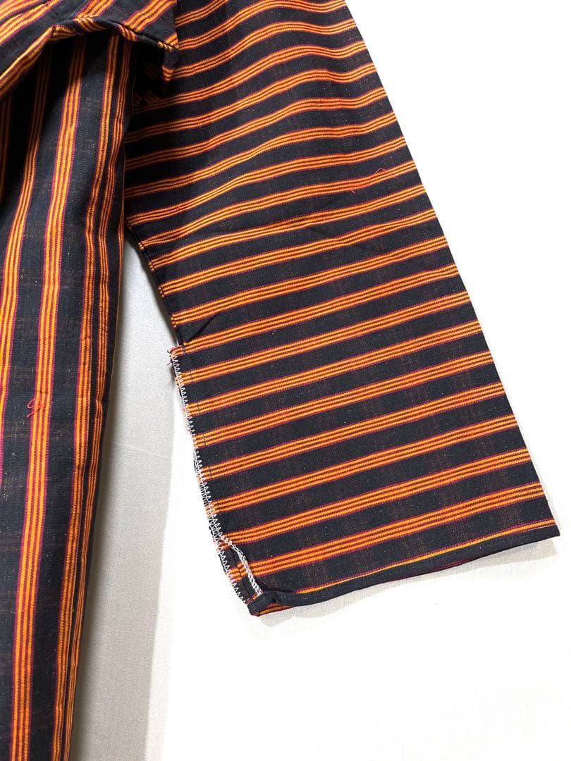 梅*里様 316 ハンドメイド BHUTAN 中厚手 コットン 民族衣装 ブータ