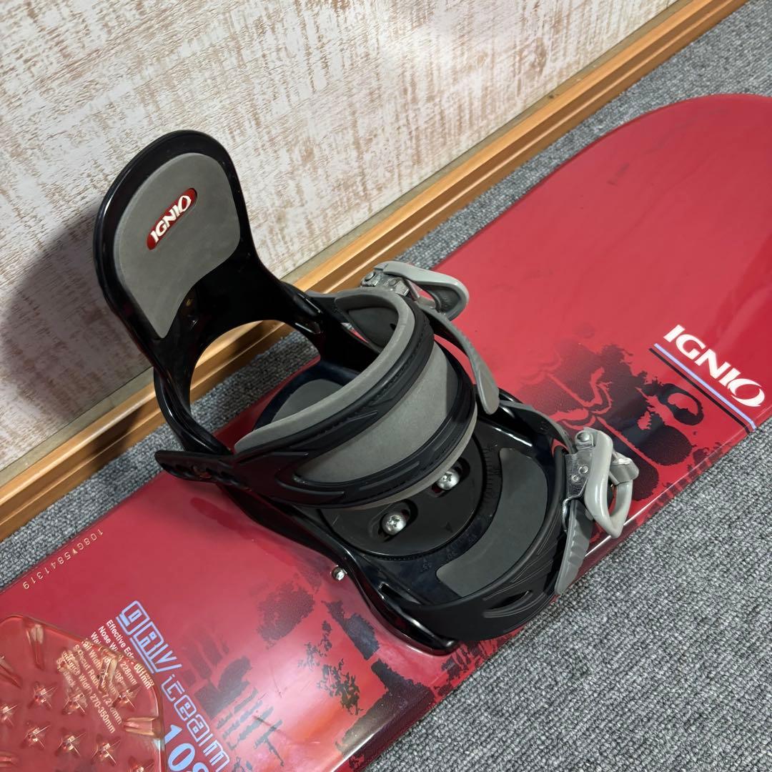 【送料無料】IGNIO スノーボードセット