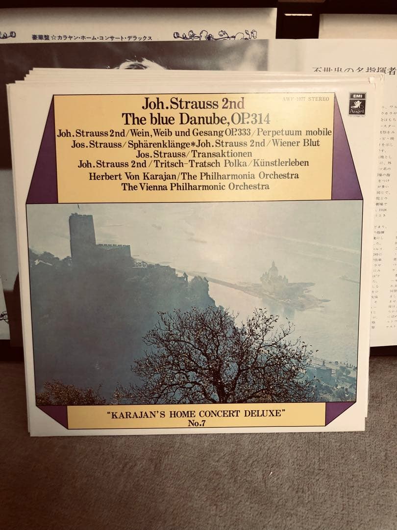 再値下げ中、東芝EMI 華麗なるカラヤン名曲の世界　LP10枚セット