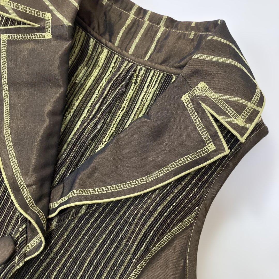 ＊美品＊エイココンドウ／襟付き　ベスト　ジレ