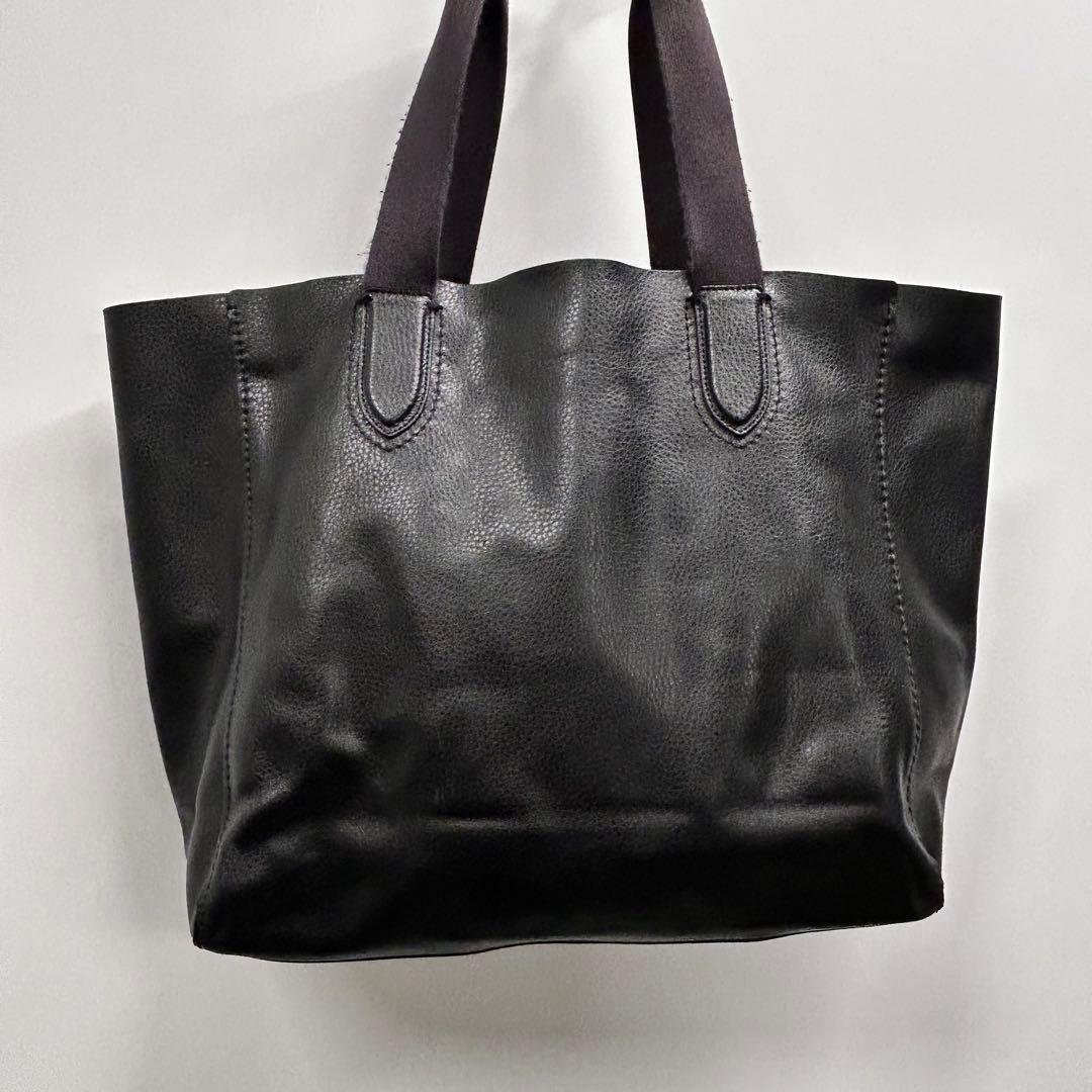 美品 COACH コーチ ダービー レザートート 58660 黒 本革 A4